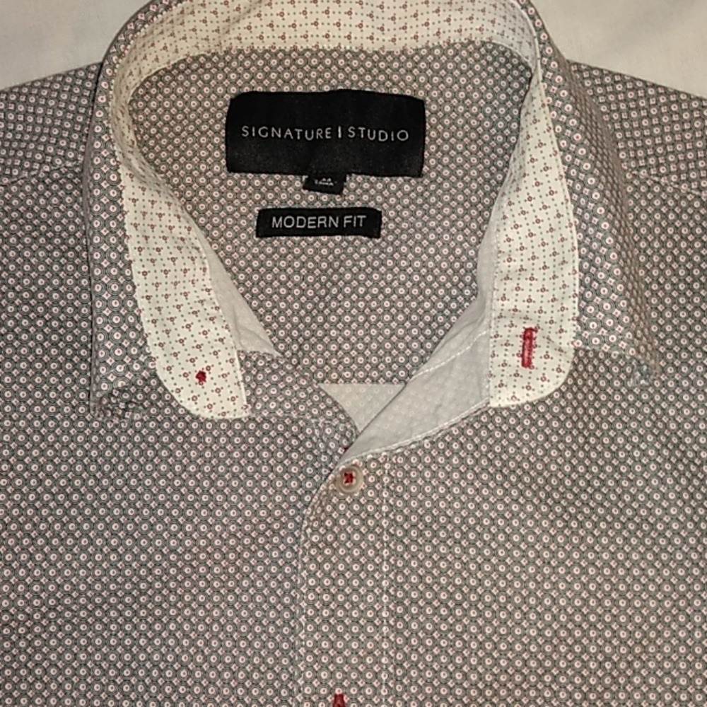 Signature Studio men's short sleeve shirt